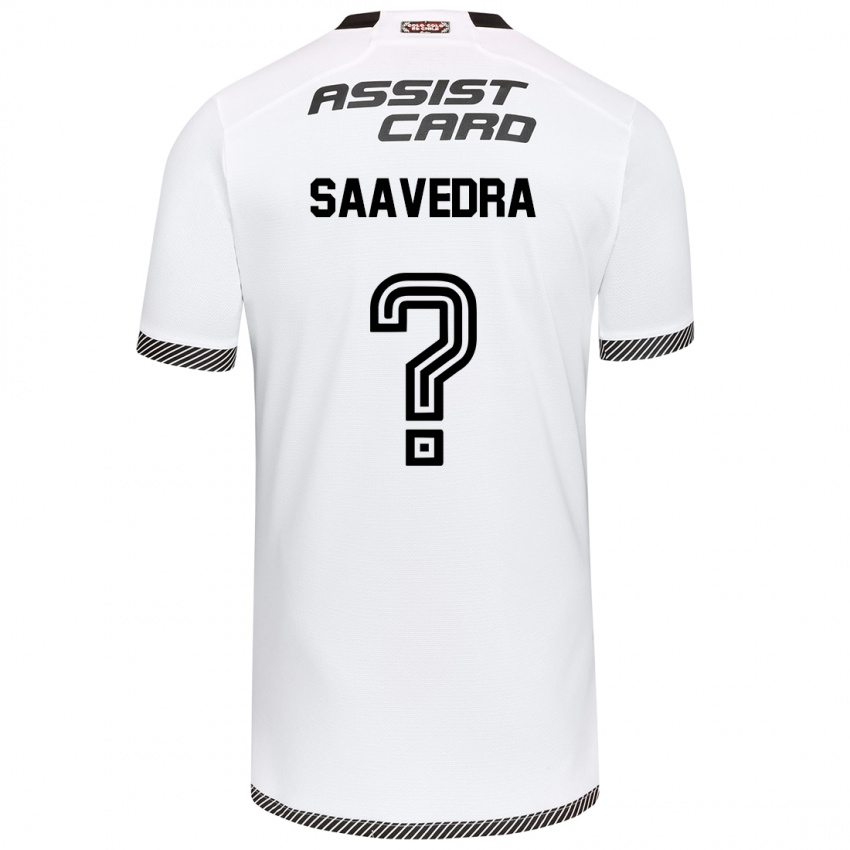 Kinder Danilo Saavedra #0 Weiß Schwarz Heimtrikot Trikot 2024/25 T-Shirt Österreich