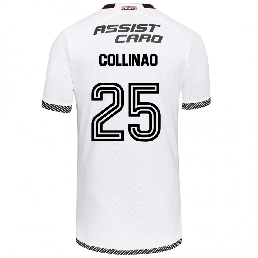 Kinder Margarita Collinao #25 Weiß Schwarz Heimtrikot Trikot 2024/25 T-Shirt Österreich