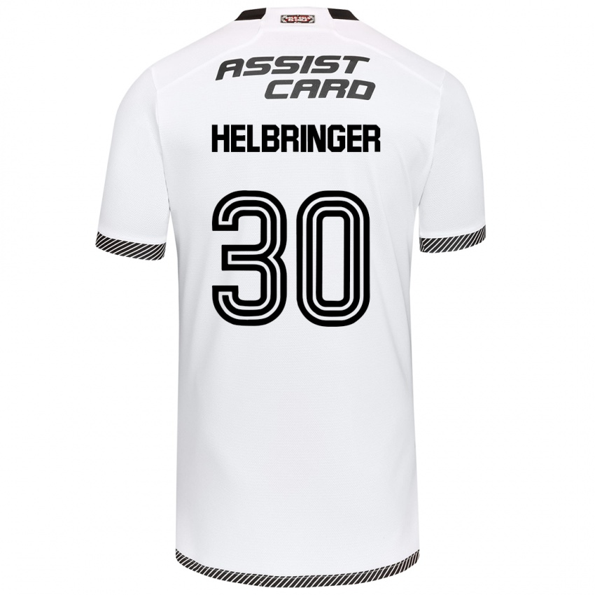 Kinder Aixa Helbringer #30 Weiß Schwarz Heimtrikot Trikot 2024/25 T-Shirt Österreich