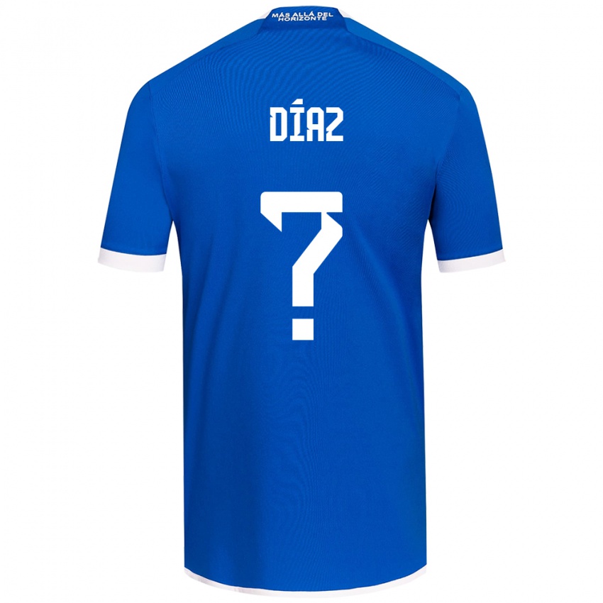 Kinder Antonio Díaz #0 Blau Weiss Heimtrikot Trikot 2024/25 T-Shirt Österreich