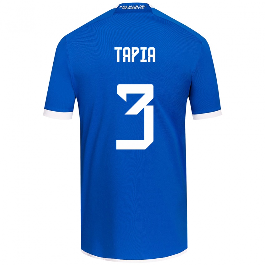 Kinder Ignacio Tapia #3 Blau Weiss Heimtrikot Trikot 2024/25 T-Shirt Österreich