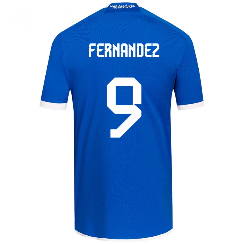 Kinder Leandro Fernández #9 Blau Weiss Heimtrikot Trikot 2024/25 T-Shirt Österreich