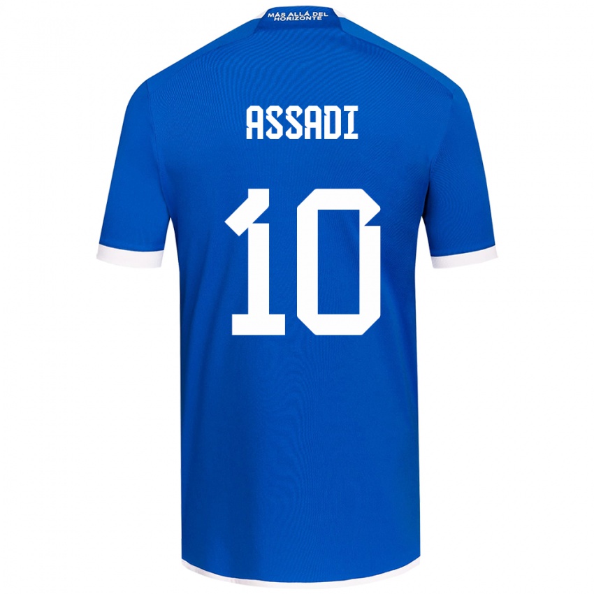 Kinder Lucas Assadi #10 Blau Weiss Heimtrikot Trikot 2024/25 T-Shirt Österreich