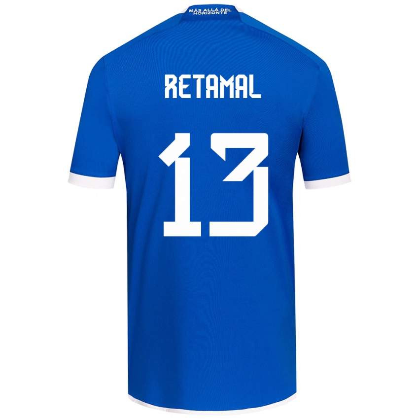 Kinder David Retamal #13 Blau Weiss Heimtrikot Trikot 2024/25 T-Shirt Österreich