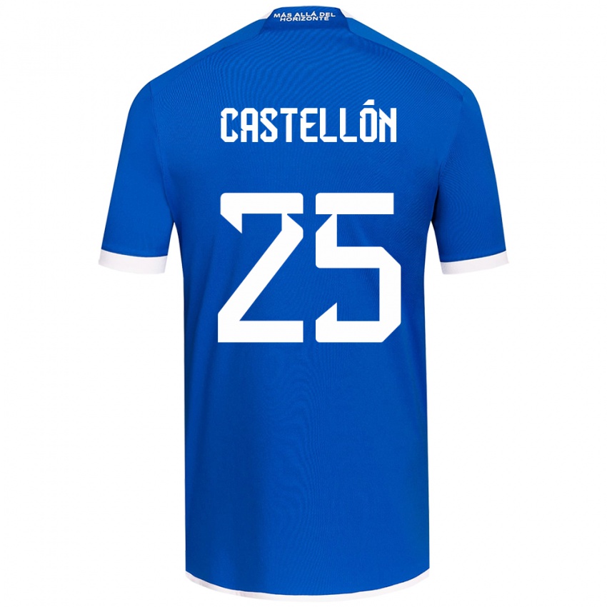 Kinder Gabriel Castellón #25 Blau Weiss Heimtrikot Trikot 2024/25 T-Shirt Österreich