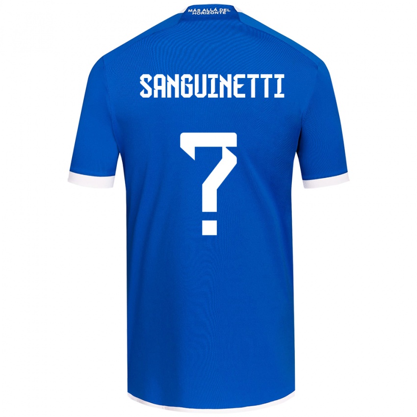 Kinder Fernando Osorio Sanguinetti #0 Blau Weiss Heimtrikot Trikot 2024/25 T-Shirt Österreich