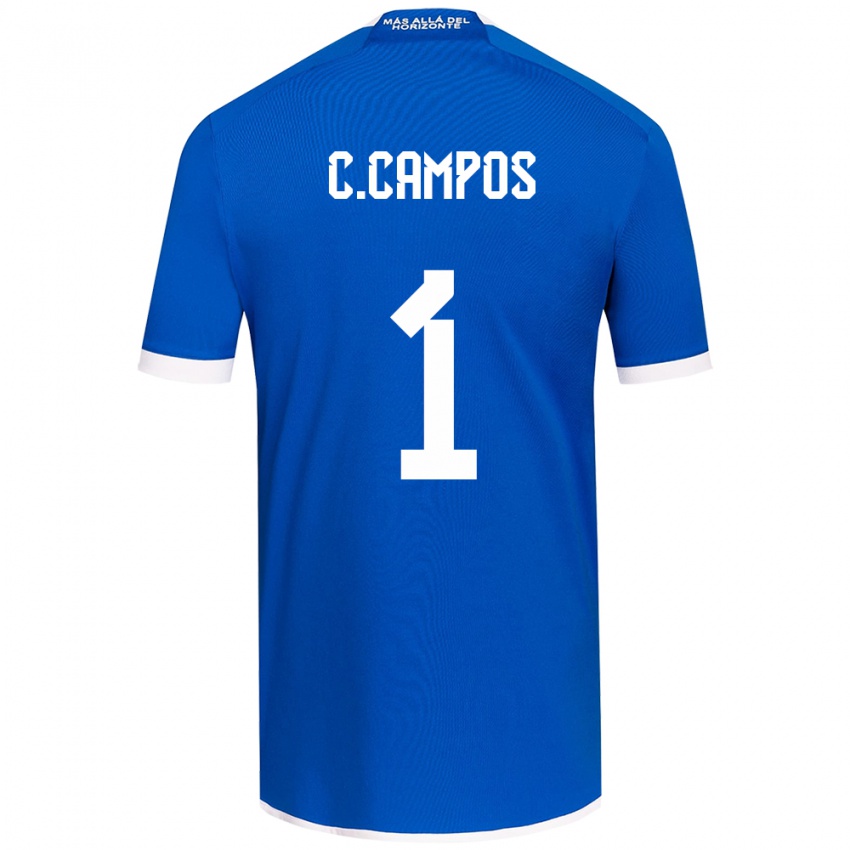 Kinder Cristóbal Campos #1 Blau Weiss Heimtrikot Trikot 2024/25 T-Shirt Österreich