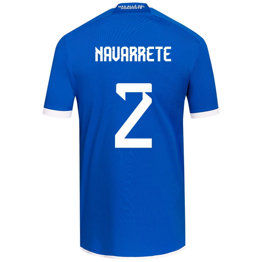 Kinder Daniel Navarrete #2 Blau Weiss Heimtrikot Trikot 2024/25 T-Shirt Österreich