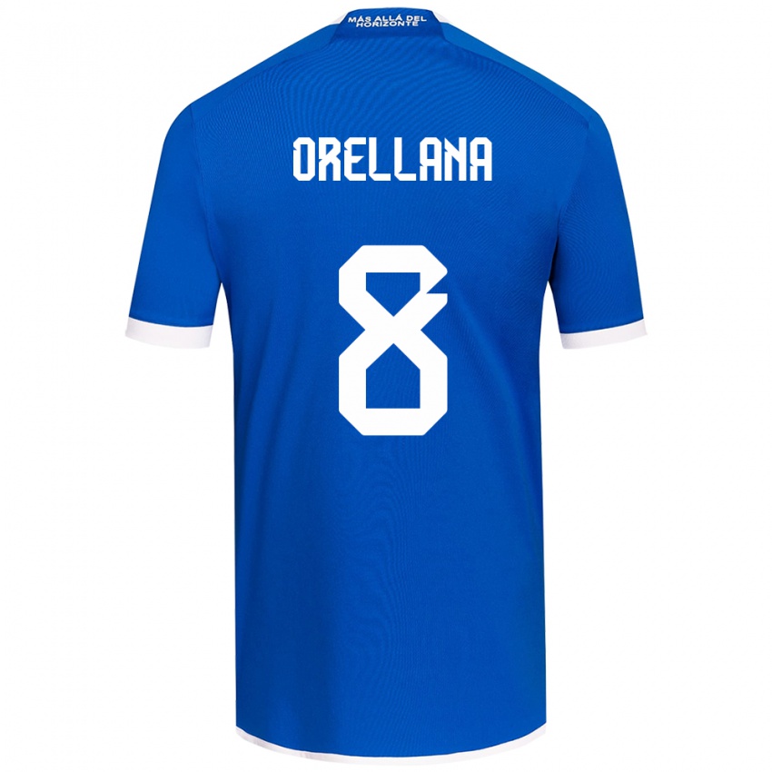 Kinder Denisse Orellana #8 Blau Weiss Heimtrikot Trikot 2024/25 T-Shirt Österreich