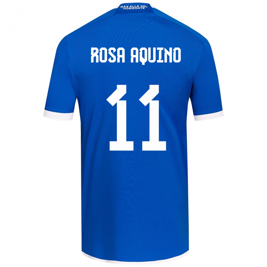 Kinder Rosa Aquino #11 Blau Weiss Heimtrikot Trikot 2024/25 T-Shirt Österreich