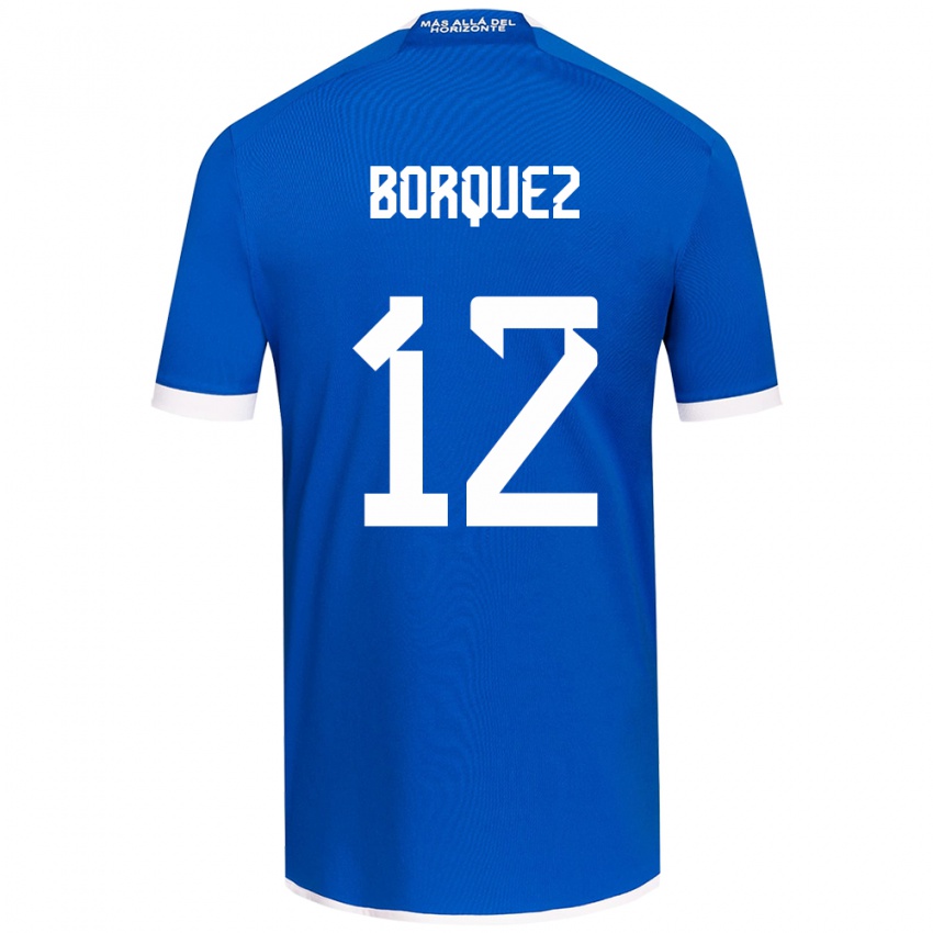 Kinder Gabriela Bórquez #12 Blau Weiss Heimtrikot Trikot 2024/25 T-Shirt Österreich