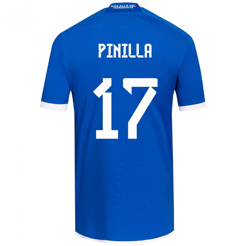 Kinder Fernanda Pinilla #17 Blau Weiss Heimtrikot Trikot 2024/25 T-Shirt Österreich