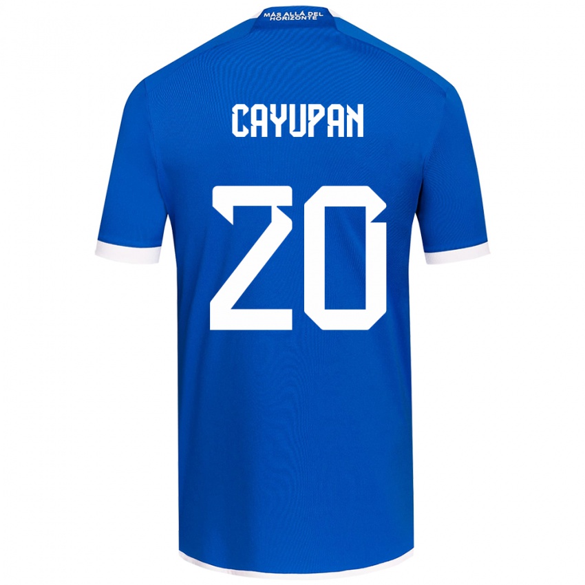 Kinder Natalia Cayupán #20 Blau Weiss Heimtrikot Trikot 2024/25 T-Shirt Österreich