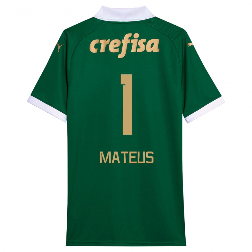 Kinder Mateus #1 Grün Weiß Heimtrikot Trikot 2024/25 T-Shirt Österreich