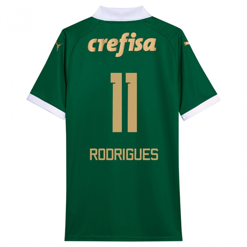 Kinder Bruno Rodrigues #11 Grün Weiß Heimtrikot Trikot 2024/25 T-Shirt Österreich