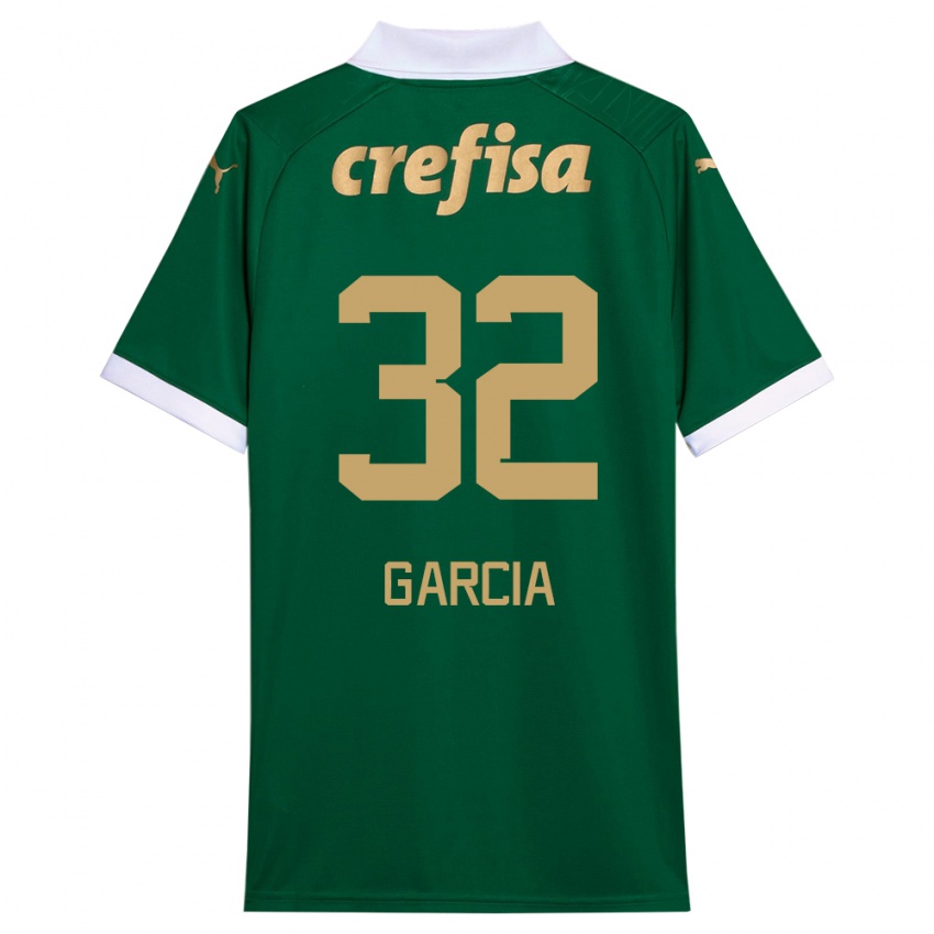 Kinder Garcia #32 Grün Weiß Heimtrikot Trikot 2024/25 T-Shirt Österreich