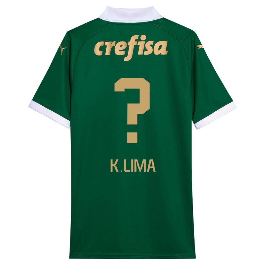 Kinder Kauan Lima #0 Grün Weiß Heimtrikot Trikot 2024/25 T-Shirt Österreich