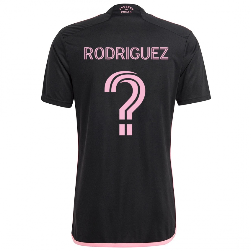 Kinder Emerson Rodríguez #0 Schwarz Auswärtstrikot Trikot 2024/25 T-Shirt Österreich