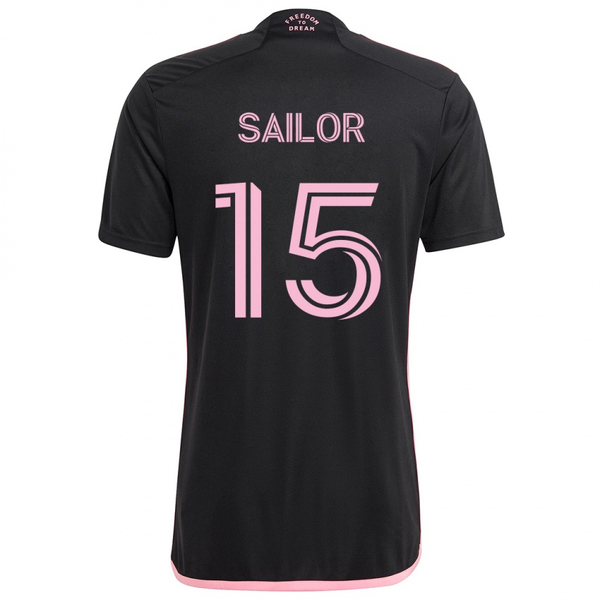 Kinder Ryan Sailor #15 Schwarz Auswärtstrikot Trikot 2024/25 T-Shirt Österreich