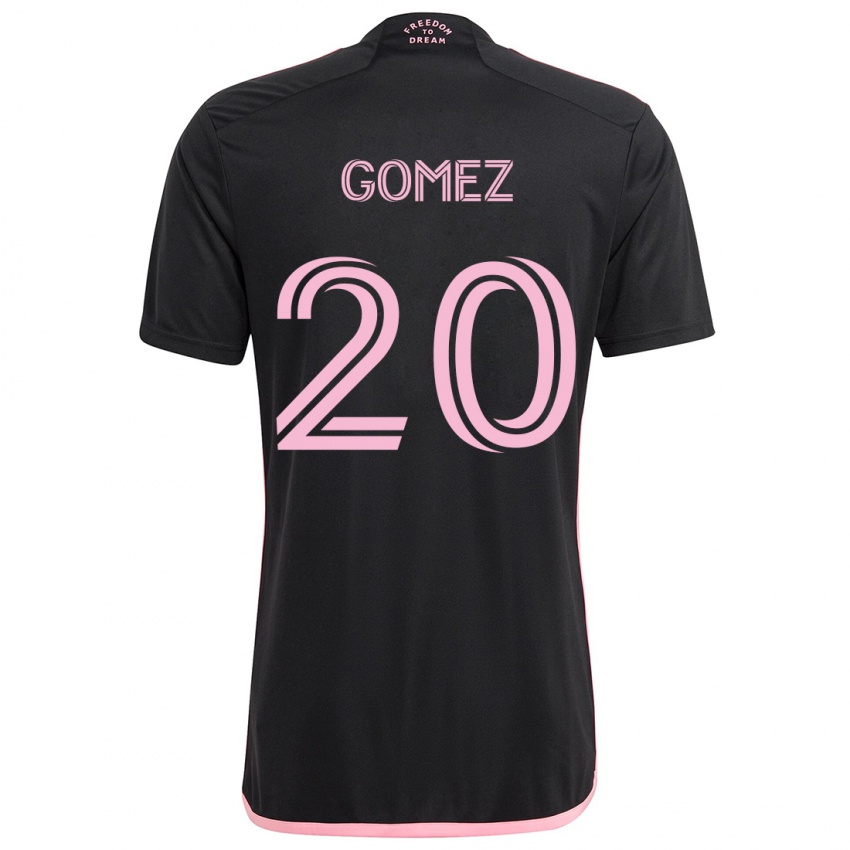 Kinder Diego Gómez #20 Schwarz Auswärtstrikot Trikot 2024/25 T-Shirt Österreich