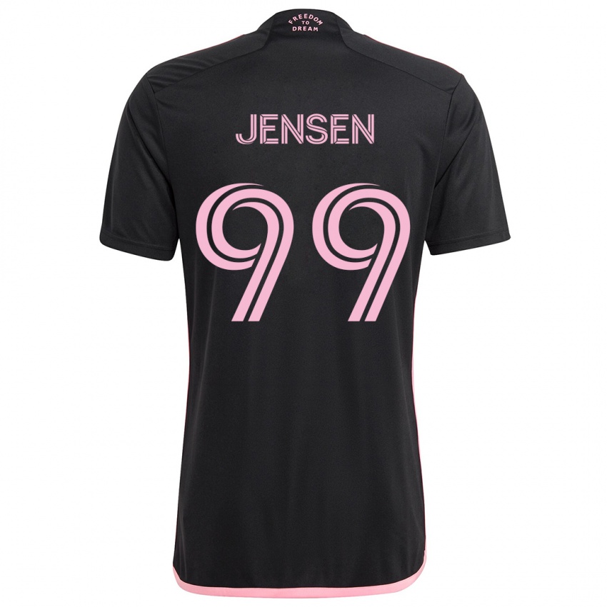 Kinder Cole Jensen #99 Schwarz Auswärtstrikot Trikot 2024/25 T-Shirt Österreich