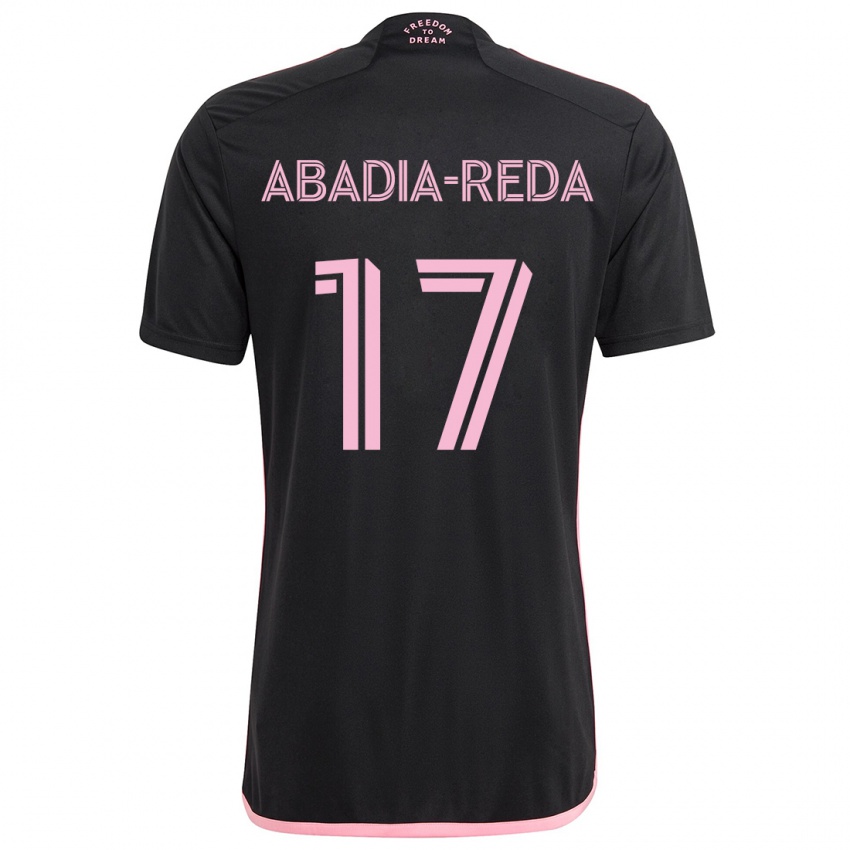 Kinder Ezequiel Abadia-Reda #17 Schwarz Auswärtstrikot Trikot 2024/25 T-Shirt Österreich