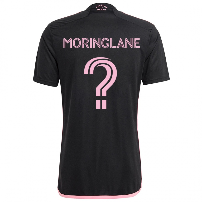 Kinder Luis Moringlane #0 Schwarz Auswärtstrikot Trikot 2024/25 T-Shirt Österreich