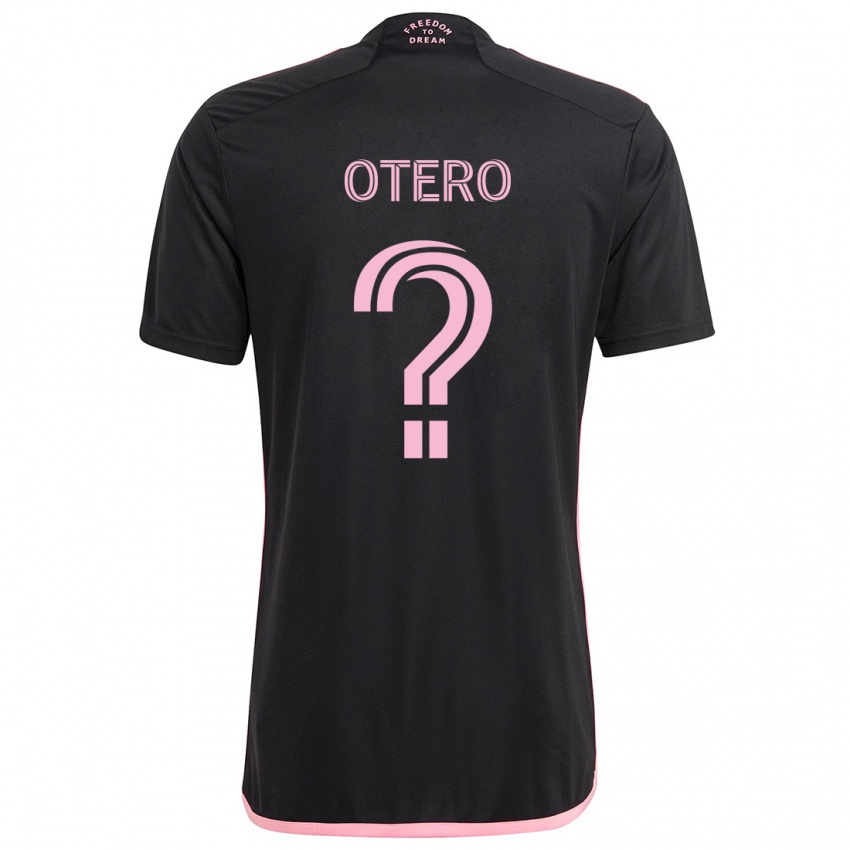 Kinder Sebastián Otero #0 Schwarz Auswärtstrikot Trikot 2024/25 T-Shirt Österreich