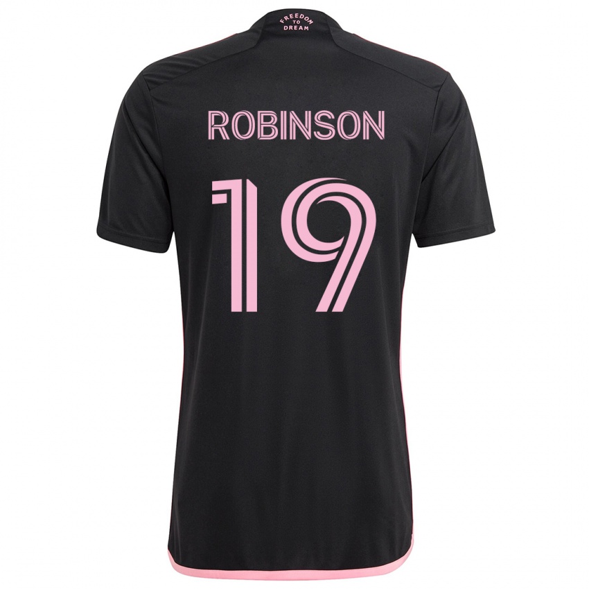 Kinder Robbie Robinson #19 Schwarz Auswärtstrikot Trikot 2024/25 T-Shirt Österreich