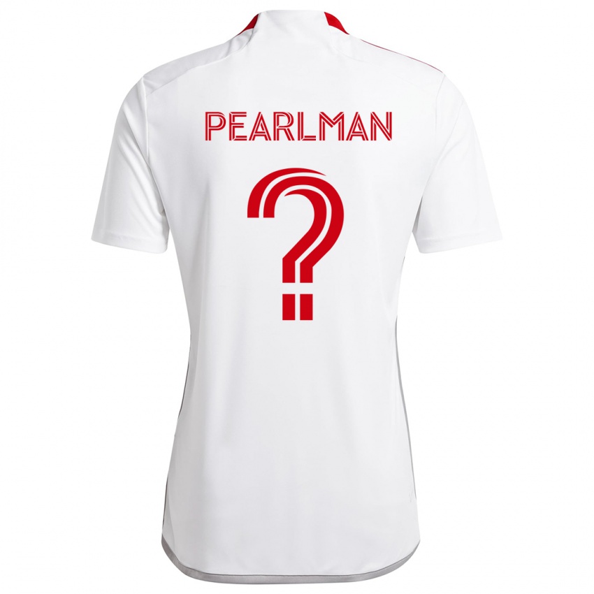 Kinder Adam Pearlman #0 Weiß Rot Auswärtstrikot Trikot 2024/25 T-Shirt Österreich