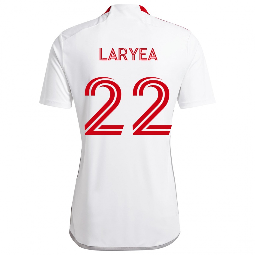 Kinder Richie Laryea #22 Weiß Rot Auswärtstrikot Trikot 2024/25 T-Shirt Österreich