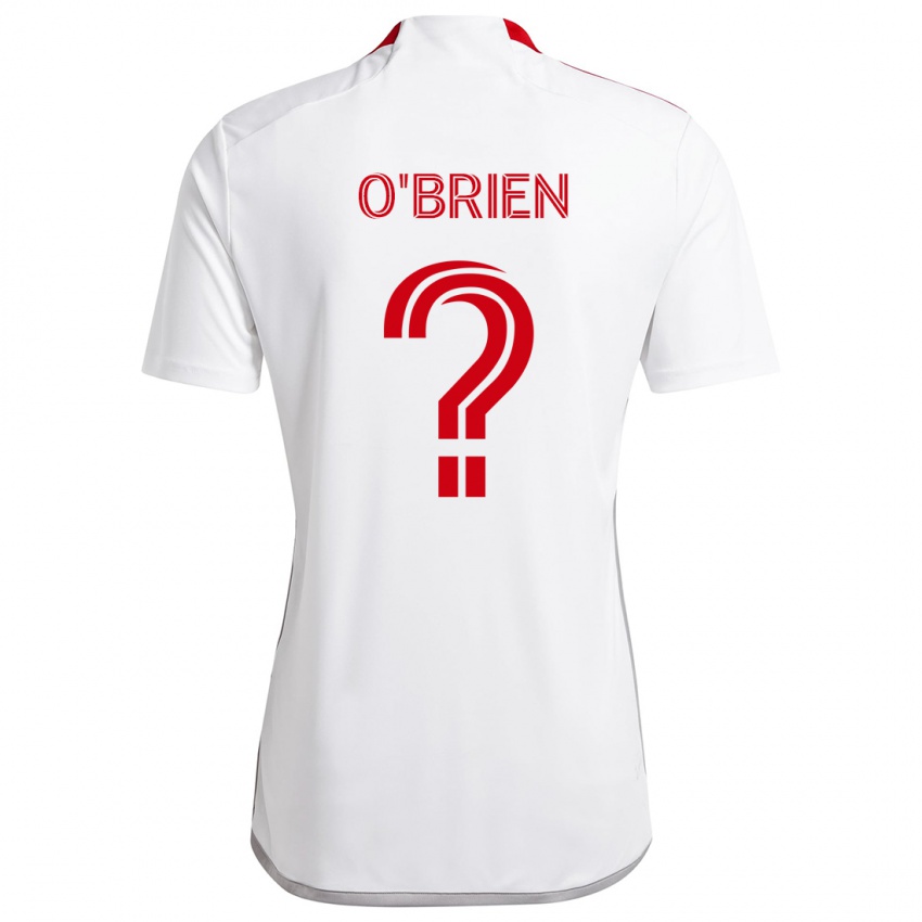 Kinder Alexander O'brien #0 Weiß Rot Auswärtstrikot Trikot 2024/25 T-Shirt Österreich