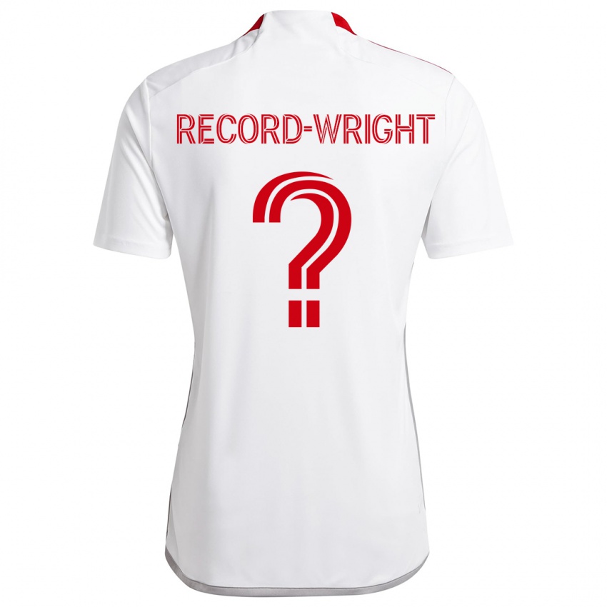 Kinder Kemari Record-Wright #0 Weiß Rot Auswärtstrikot Trikot 2024/25 T-Shirt Österreich