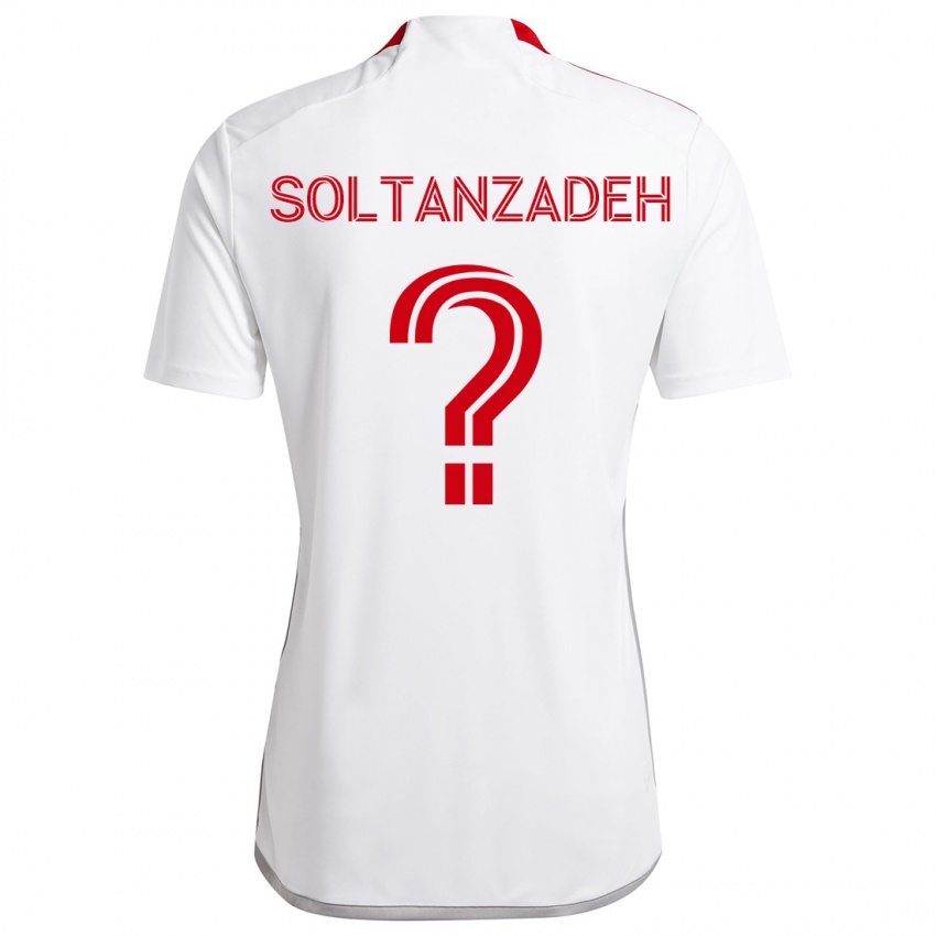 Kinder Shayan Soltanzadeh #0 Weiß Rot Auswärtstrikot Trikot 2024/25 T-Shirt Österreich