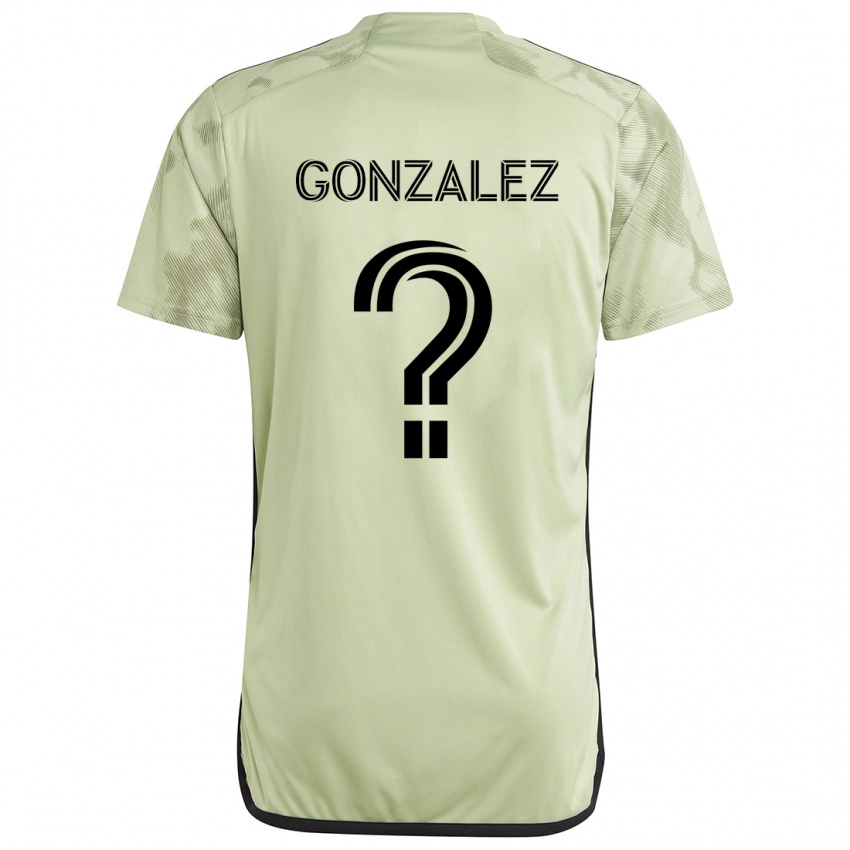 Kinder Mario González #0 Hellgrün Auswärtstrikot Trikot 2024/25 T-Shirt Österreich