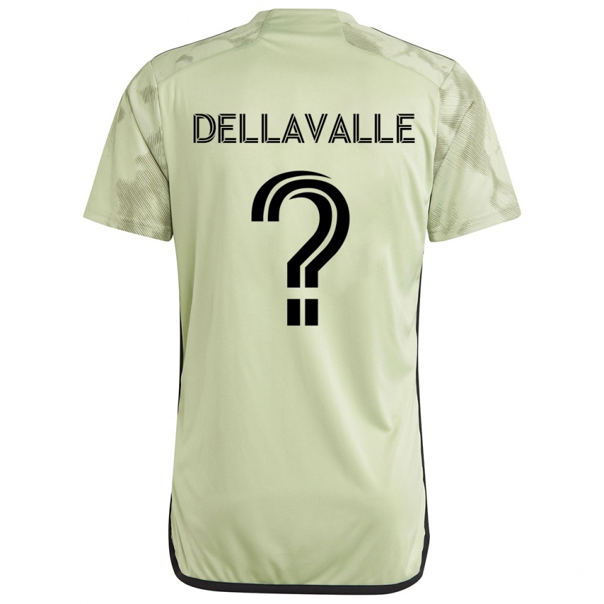 Kinder Lorenzo Dellavalle #0 Hellgrün Auswärtstrikot Trikot 2024/25 T-Shirt Österreich