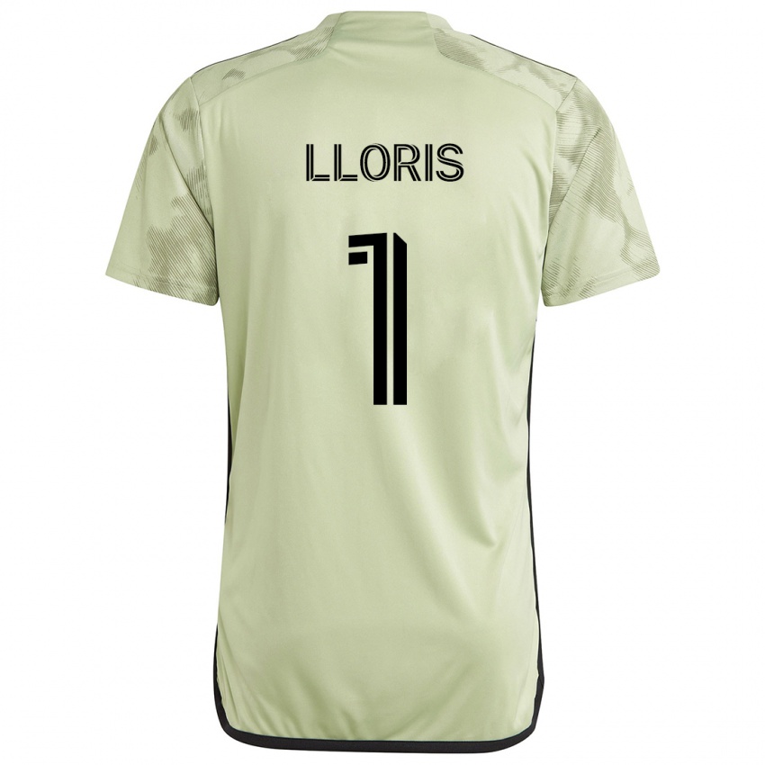 Kinder Hugo Lloris #1 Hellgrün Auswärtstrikot Trikot 2024/25 T-Shirt Österreich