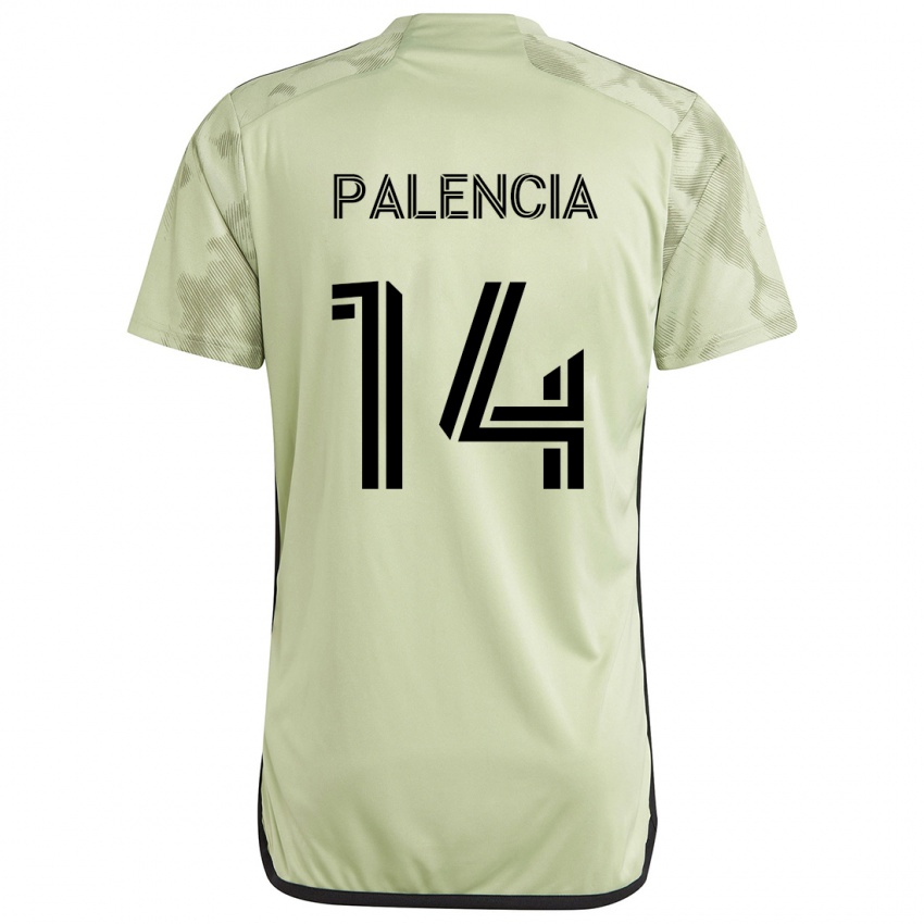 Kinder Sergi Palencia #14 Hellgrün Auswärtstrikot Trikot 2024/25 T-Shirt Österreich