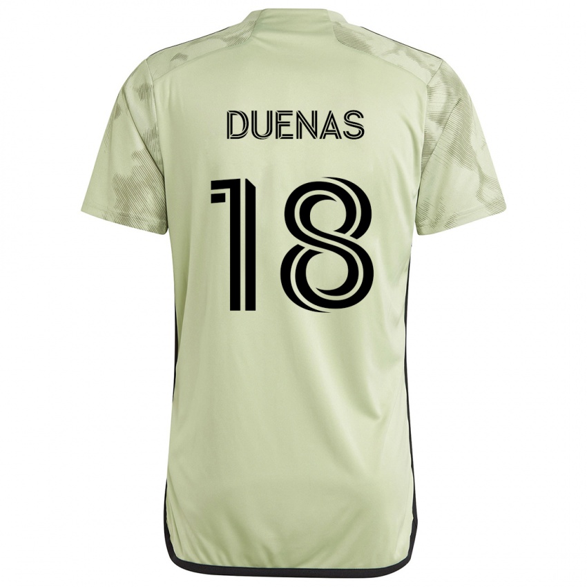 Kinder Érik Dueñas #18 Hellgrün Auswärtstrikot Trikot 2024/25 T-Shirt Österreich