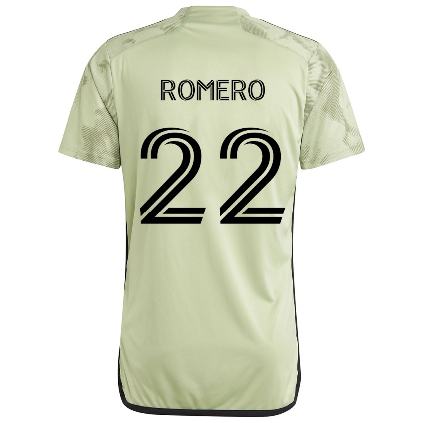 Kinder Abraham Romero #22 Hellgrün Auswärtstrikot Trikot 2024/25 T-Shirt Österreich