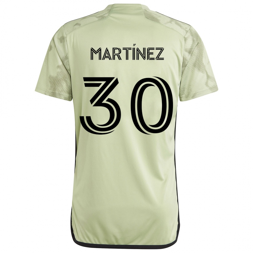 Kinder David Martínez #30 Hellgrün Auswärtstrikot Trikot 2024/25 T-Shirt Österreich