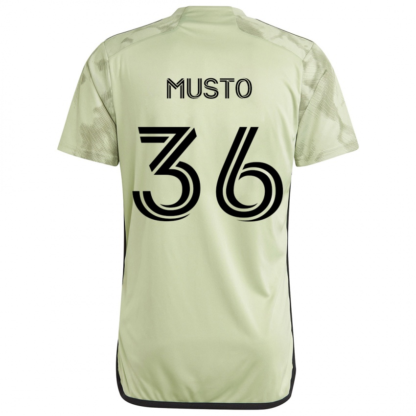 Kinder Tommy Musto #36 Hellgrün Auswärtstrikot Trikot 2024/25 T-Shirt Österreich