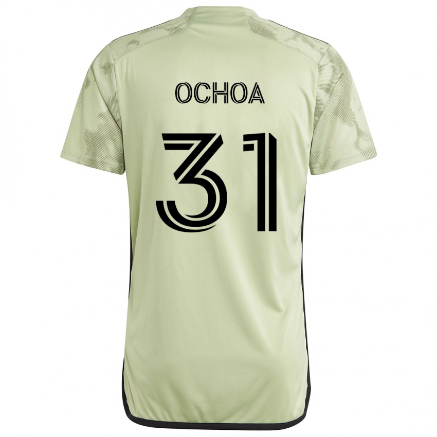 Kinder David Ochoa #31 Hellgrün Auswärtstrikot Trikot 2024/25 T-Shirt Österreich