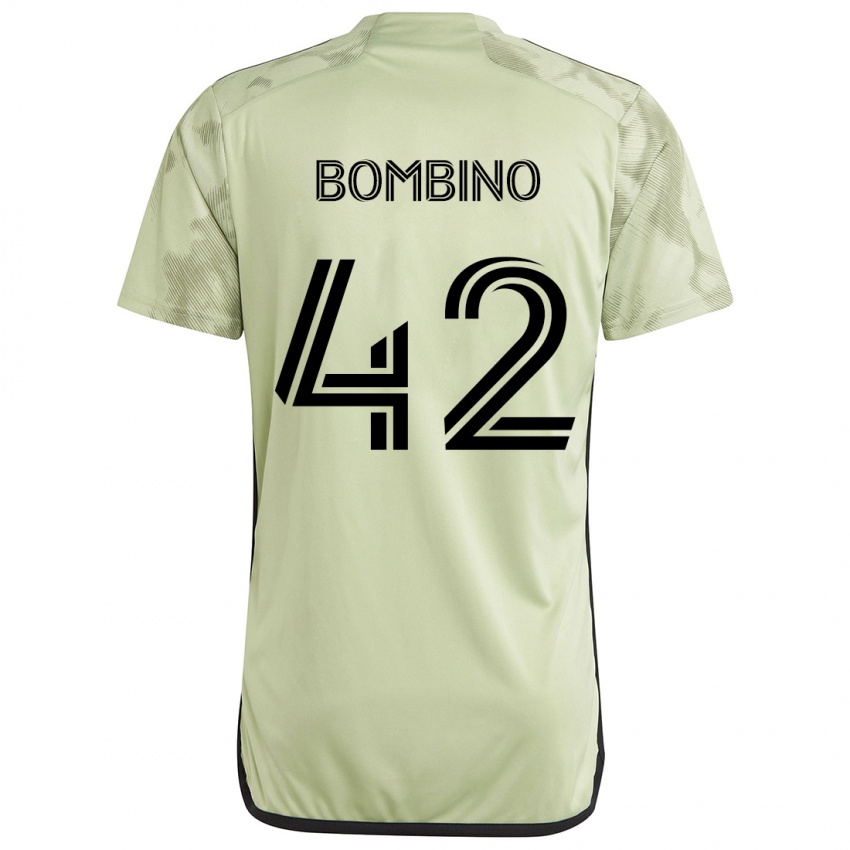 Kinder Luca Bombino #42 Hellgrün Auswärtstrikot Trikot 2024/25 T-Shirt Österreich