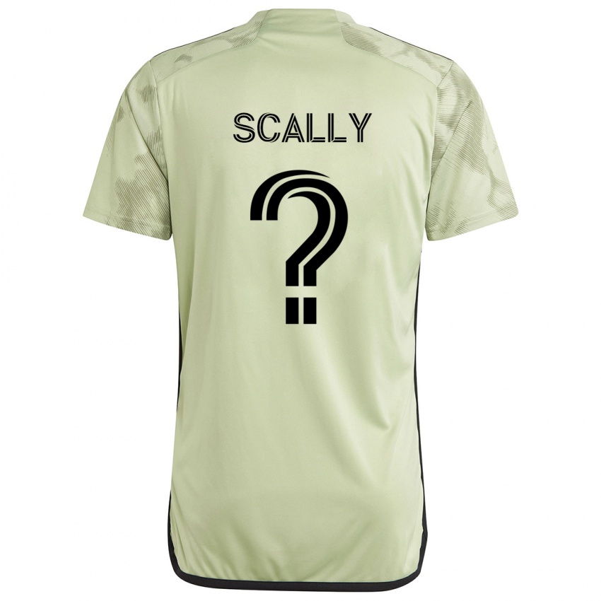 Kinder Ethan Scally #0 Hellgrün Auswärtstrikot Trikot 2024/25 T-Shirt Österreich