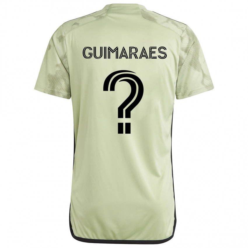 Kinder Pedro Guimaraes #0 Hellgrün Auswärtstrikot Trikot 2024/25 T-Shirt Österreich