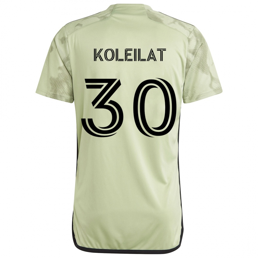 Kinder Jassem Koleilat #30 Hellgrün Auswärtstrikot Trikot 2024/25 T-Shirt Österreich