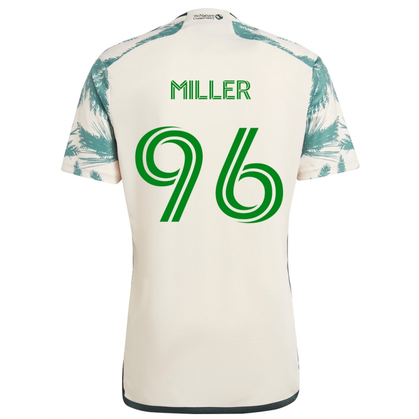 Kinder Carver Miller #96 Beige Braun Auswärtstrikot Trikot 2024/25 T-Shirt Österreich