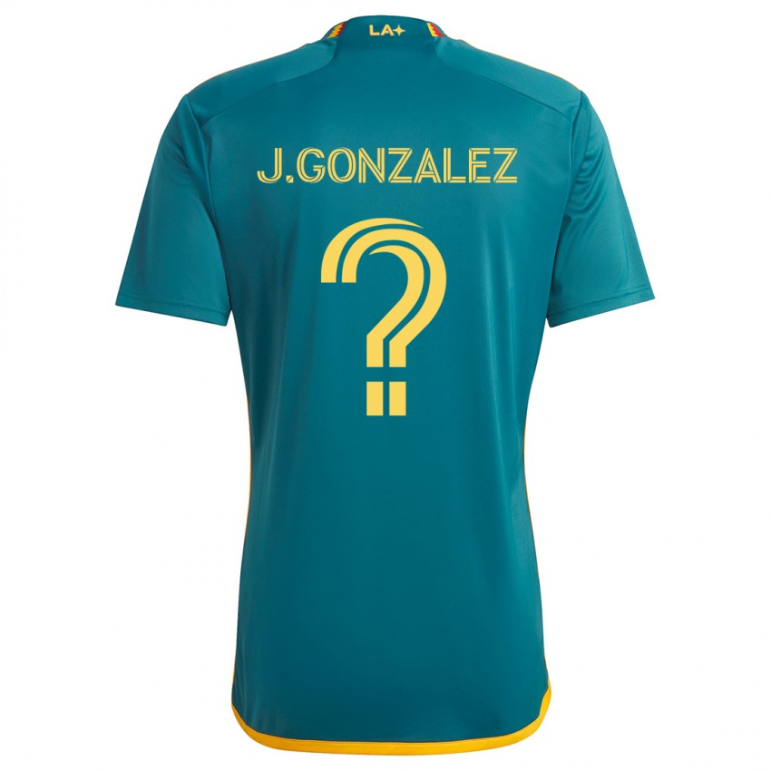 Kinder Jesse Gonzalez #0 Grün Gelb Auswärtstrikot Trikot 2024/25 T-Shirt Österreich