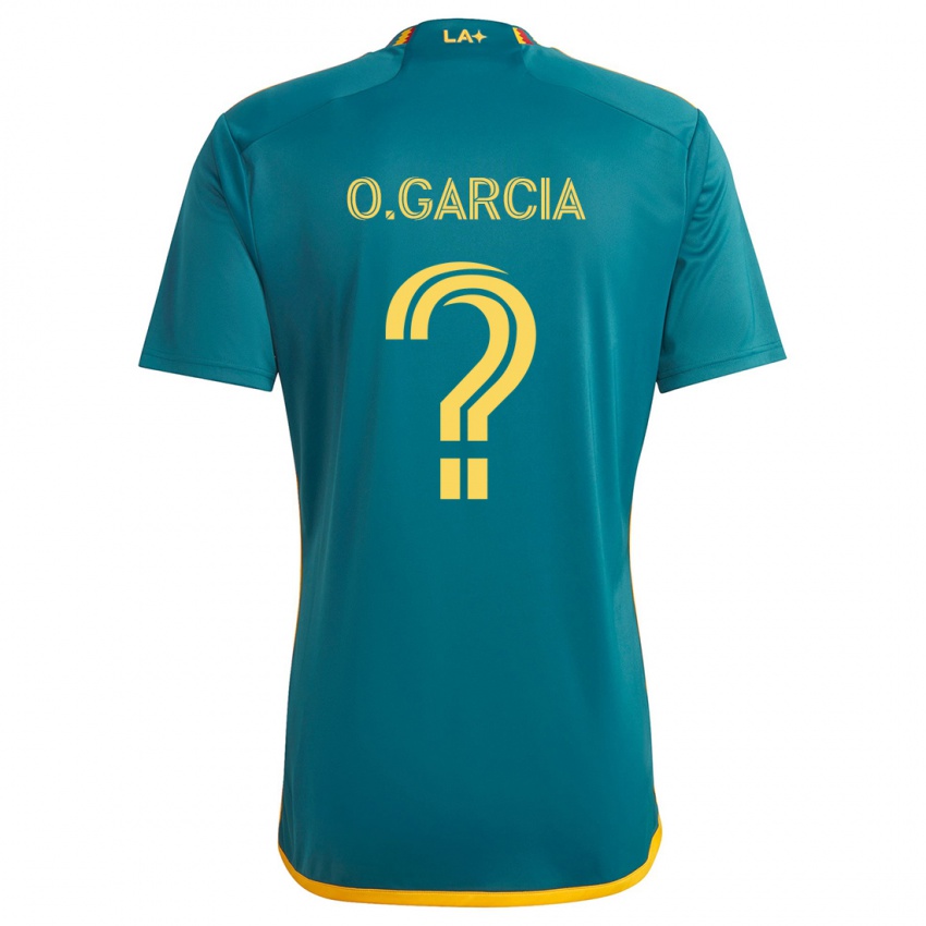 Kinder Omar Garcia #0 Grün Gelb Auswärtstrikot Trikot 2024/25 T-Shirt Österreich